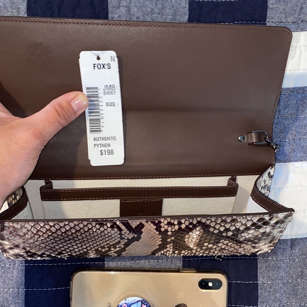 Authentic Python Clutch - image 4